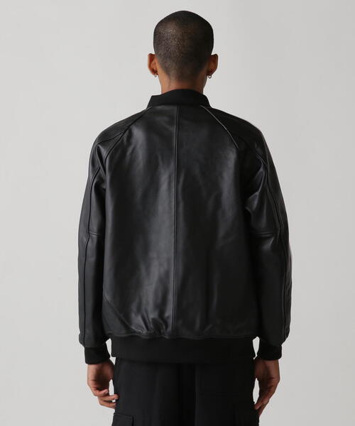 AVIREX（アヴィレックス）の「《WEB＆DEPOT限定》TRACK LEATHER JACKET