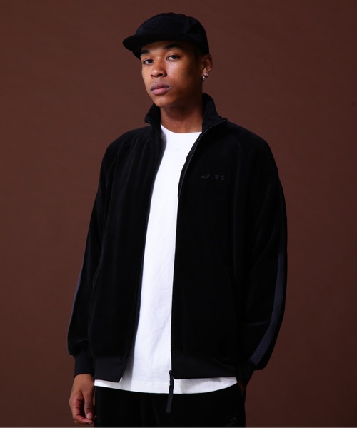 AVIREX（アヴィレックス）の「VELOUR TRACK JACKET / ベロア トラック