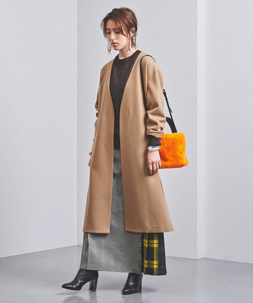 UNITED ARROWS（ユナイテッドアローズ）の「UWSC Vノーカラー コート