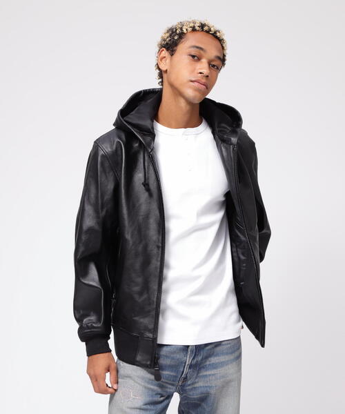 セール】《直営店別注》COMFORTABLE LEATHER PARKA Mk-2