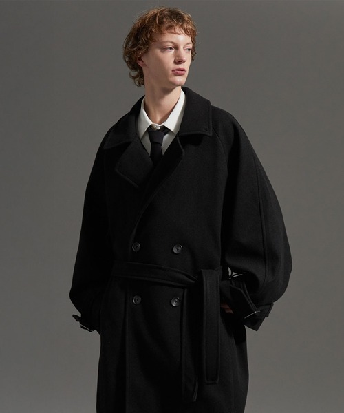 cussil/クシル】オーバーサイズダブルブレストワイドアームロング