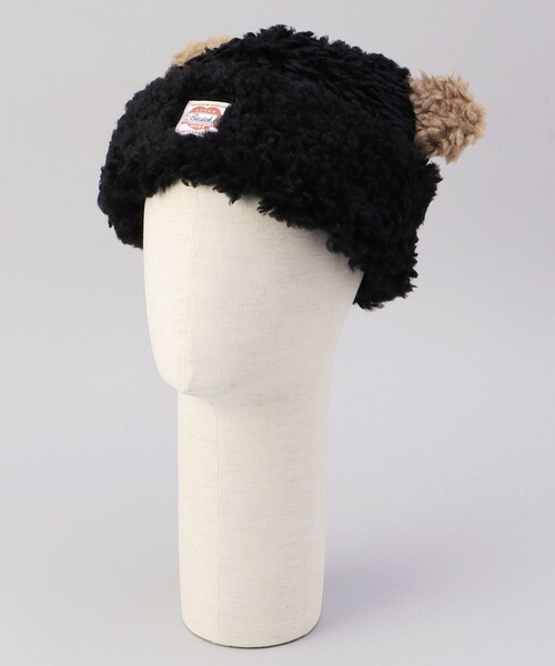 BASICKS クマ耳付きニット帽 新品タグ付き】BASICKS クマ耳ニット帽