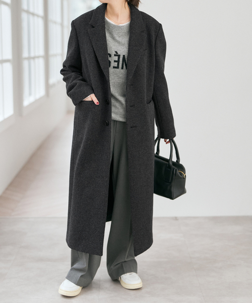 セール】3Bロングチェスターコート（チェスターコート）｜Spick & Span