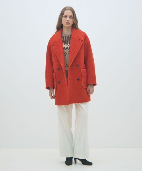 ブークレーボンディング ダブルブレストコート（その他アウター