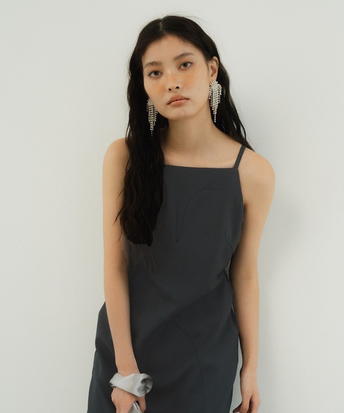 カッティングカーブドレス / cutting curve dress（ドレス）｜ANDRESD