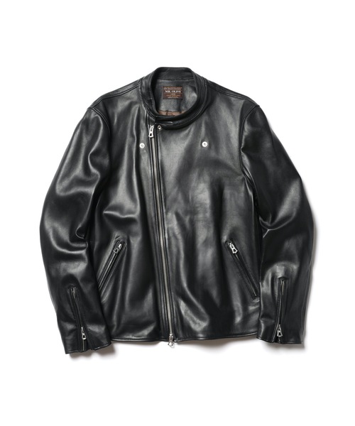 MR. OLIVE ブラック セミダブルライダースジャケット Mサイズ