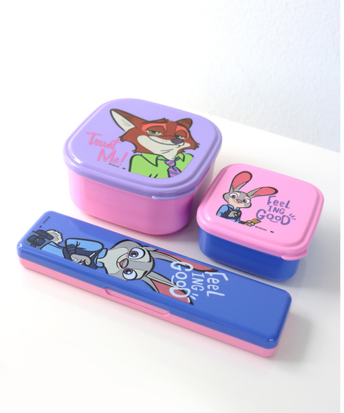 DISNEY/ディズニー〉ZOOTOPIA/ズートピア カラフル シール容器 ランチ