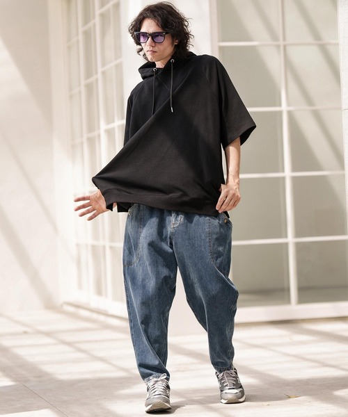 mp12370- デニム変形ブッシュバルーンパンツ（デニムパンツ）｜CAMBIO