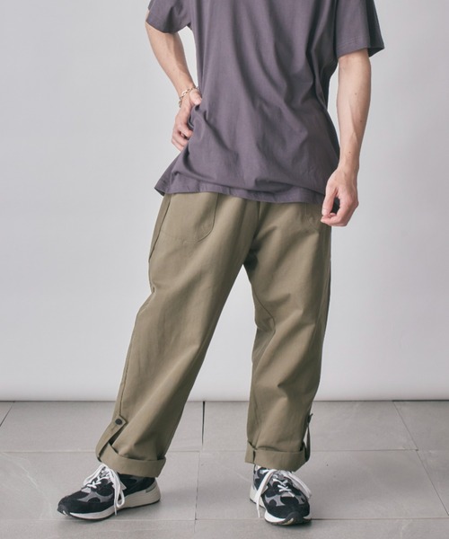 セール】【SETUP7】ワイド裾上げベイカーパンツ KNF（その他パンツ