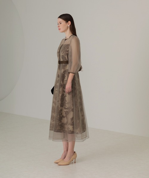 Leja（レジャ）の「【LEJA】チュールパイピングリーフベルトAライン