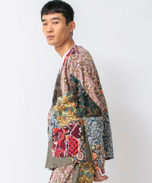 ブルブブBUL BU-BU N°10ICONパッチワーク中綿アウター ピンク 【公式通販】