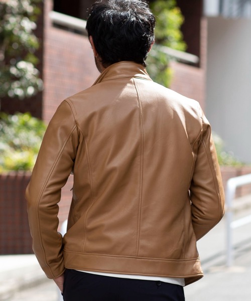TETE HOMME（テットオム）の「【21AW】ラムレザーシングルライダース