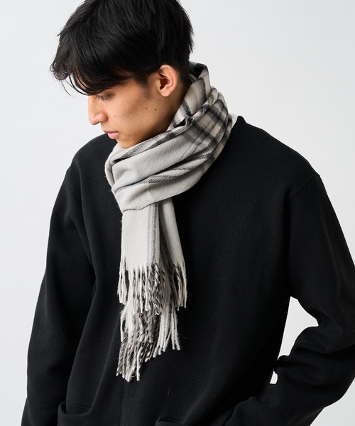 THE INOUE BROTHERS マフラー ライトグレー THE INOUE BROTHERS【ザ