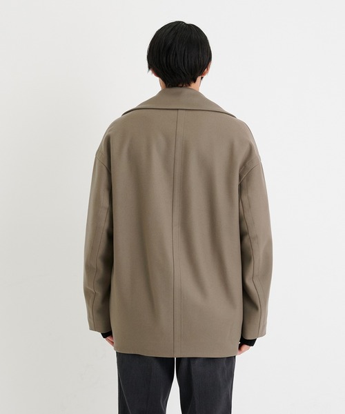 CINOH（チノ）の「【CINOH / チノ】別注 BONDING MELTON COCOON COAT