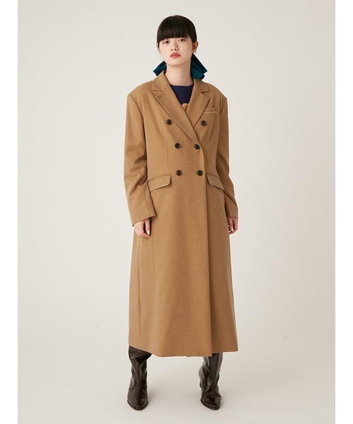 LILY BROWN（リリーブラウン）の「ダブルブレストロングコート