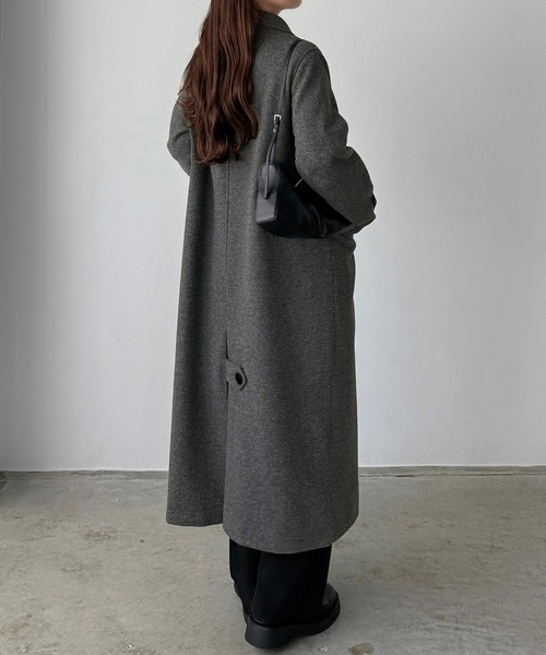 ダブルボタンロングチェスターコート（チェスターコート）｜callautia