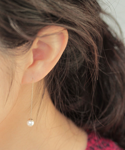 NOIR DE POUPEE（ノワールドプーペ）の「【WEB限定】K10 パール