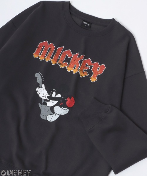 新品 海外ディズニーランド限定 ミッキー M フード付き スウェット T