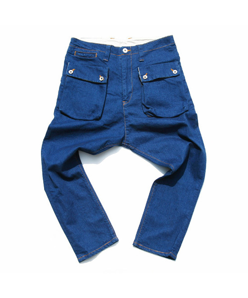 ネイタルデザイン】G55 サルエルフラップデニム/ G55 Sarouel Flap