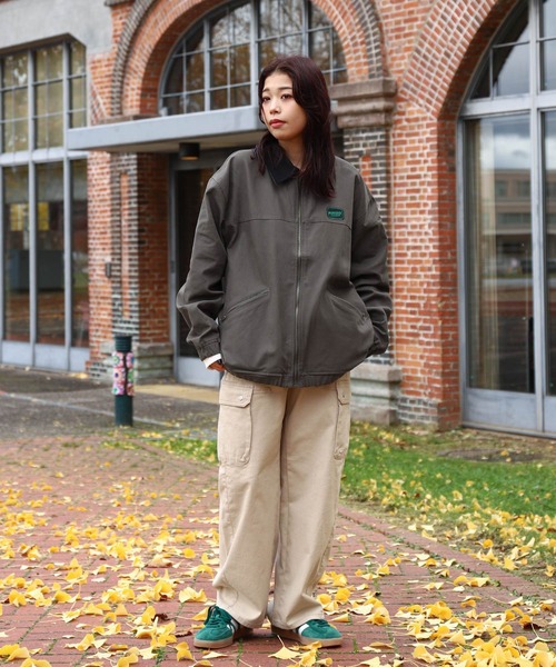 セール】【ZIP FIVE】 ワッペン ダック スウィングジャケット ブルゾン