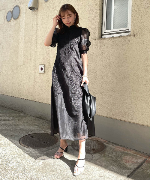 Ameri（アメリ）の「MEDI FOREST EMBROIDERY DRESS（ワンピース）」 - WEAR