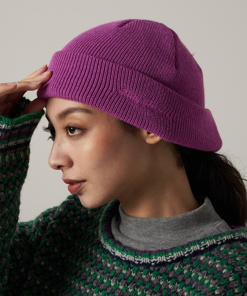 men's FUDGE×Eddie Bauer | ロゴ刺繍 ワッチキャップ（ニットキャップ