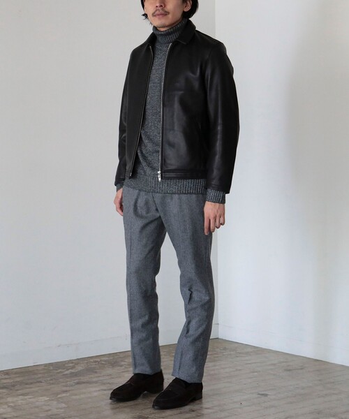 BEAMS HEART シングルライダースジャケット XL ブラック J58 BEAMS