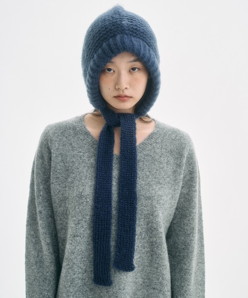 ribbon balaclava / リボンバラクラバ（ニットキャップ/ビーニー