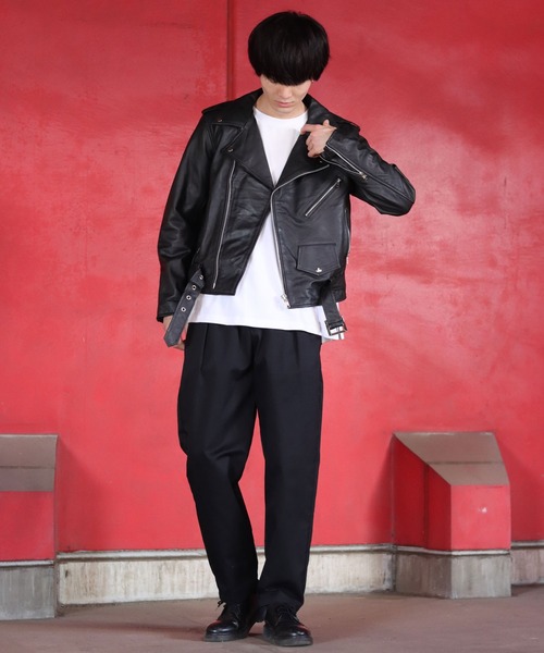 セール】Real leather Cowhide Double riders/牛革製ダブルライダース