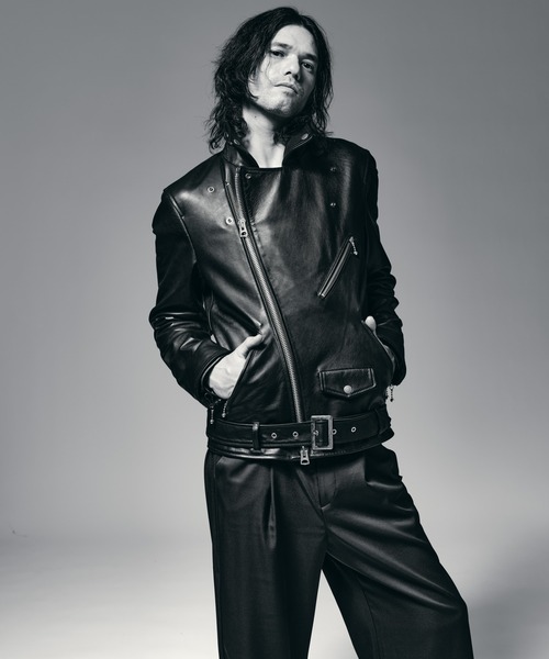 Calf Leather Riders Jacket / カーフレザーライダースジャケット