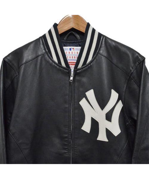 ブランド古着】New York Yankees Leather Varsity Jacket ヤンキース