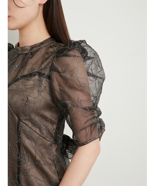 LILY BROWN（リリーブラウン）の「【WEB限定00サイズあり】エンボス