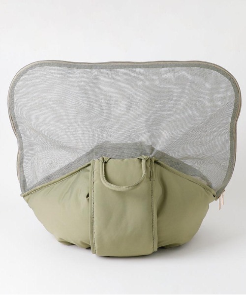 2wayハンモック型メッシュ付きスリングバッグ【スリング＆ベッド2way