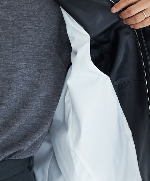 STUDIOUS（ステュディオス）の「【MB別注】WATER REPELLENT LEATHER