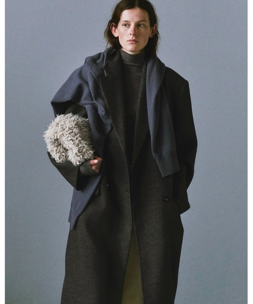 セール】Wool 100% Chester Coat（ステンカラーコート）｜TODAYFUL