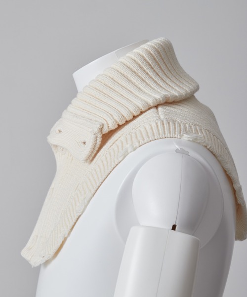 GRANCY】Collar Neck Warmer / 付け襟ネックウォーマー（ネック