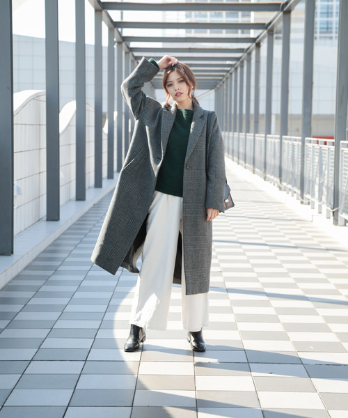 BAYFLOW（ベイフロー）の「ウールロングチェスターコート（チェスター