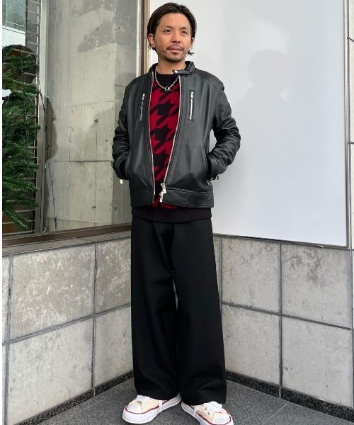 LOVELESS（ラブレス）の「シングルレザー ライダース（ライダース