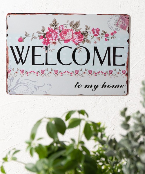 セール】アンティーク調 壁掛け レトロサイン ブリキ看板 犬、猫