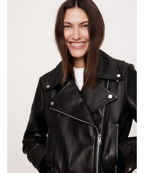 レザー モトジャケット（ライダースジャケット）｜BANANA REPUBLIC