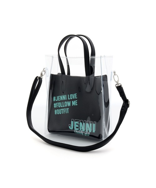 JENNI love（ジェニィラブ）の「2wayクリアトートバッグ（トートバッグ