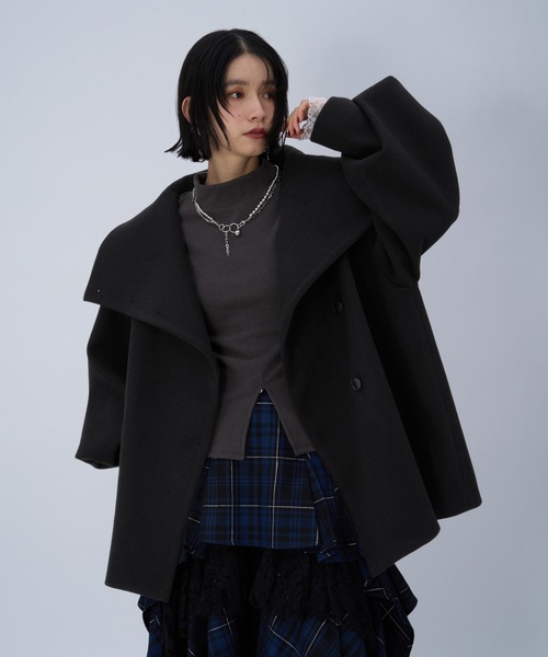 セール】ウーリーテック2WAYミドルコート(HARE)（チェスターコート