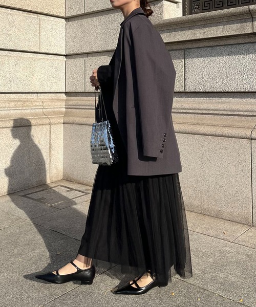 CAPRICIEUX LE´MAGE チュールハイネックワンピースオケージョン