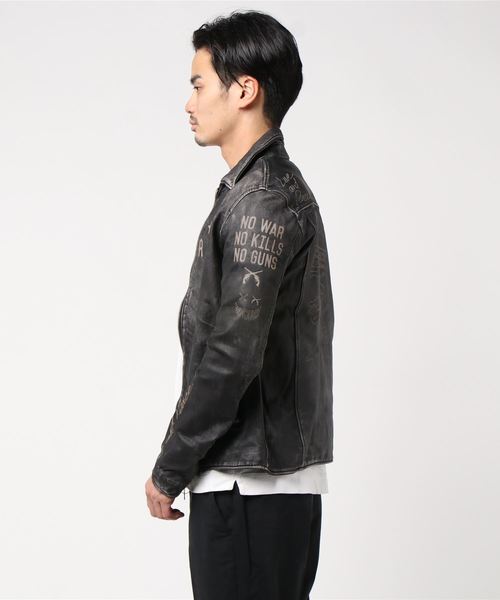 roarguns（ロアーガンズ）の「COWLEATHER RAZOR CUT JACKET