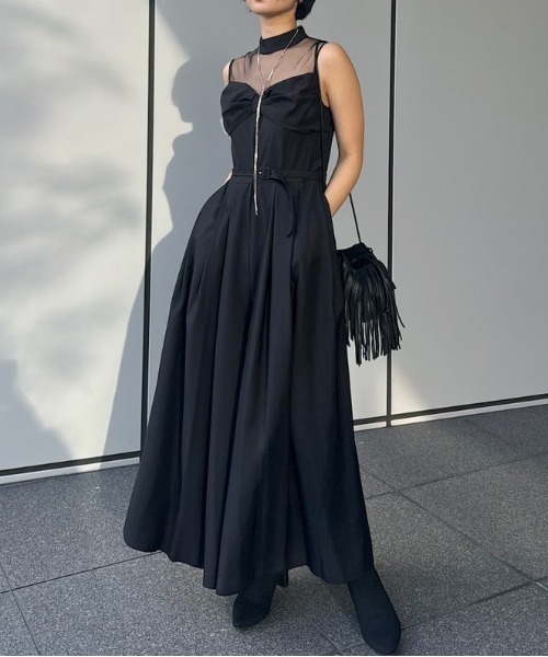 セール】LADY BUSTIER ROMPERS DRESS（ドレス）｜Ameri（アメリ）の