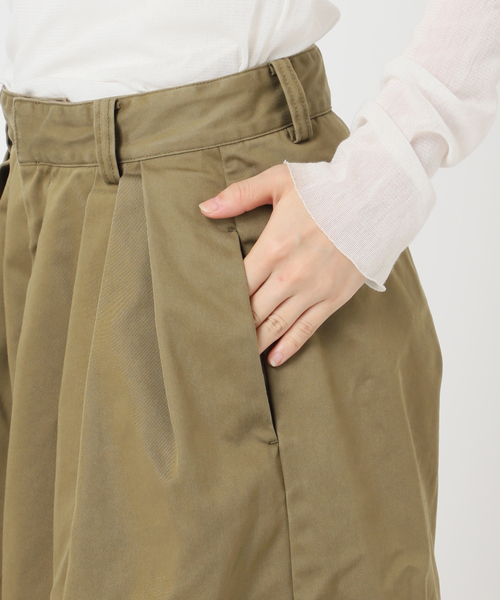 Plage R'IAM タックチノパンツ 38 R'IAM Super wide CHINO パンツ