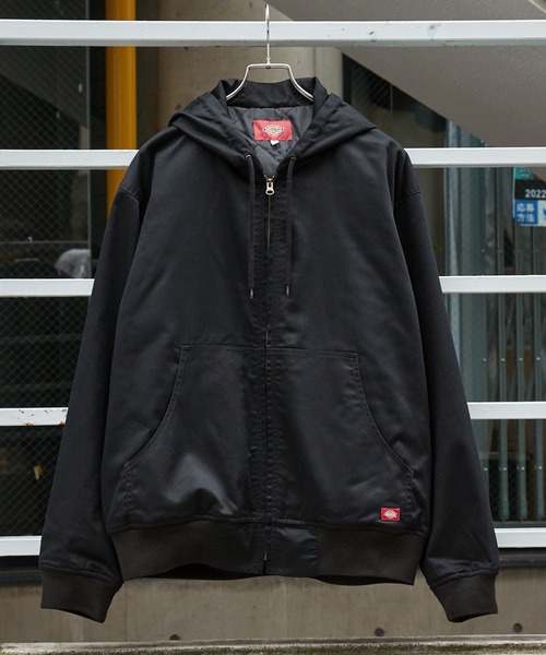 Dickies/ディッキーズ オーバーサイズ ストレッチツイル中綿フード