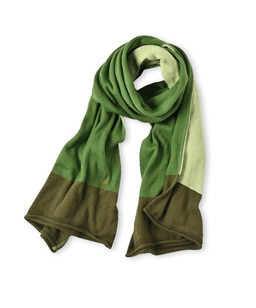 45R（フォーティファイブアール）の「ガーゼトリコロールのマフラー