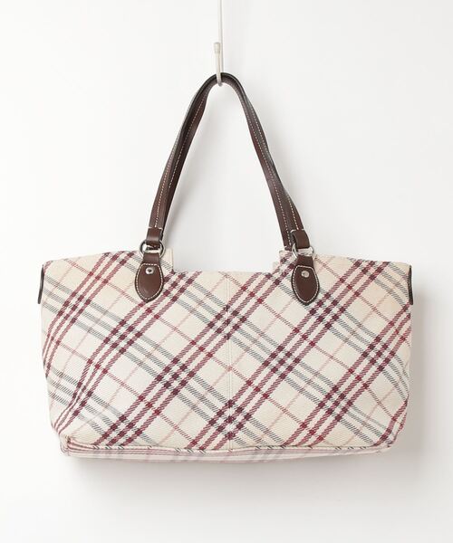 Burberry チェック柄 トートバッグ 大容量