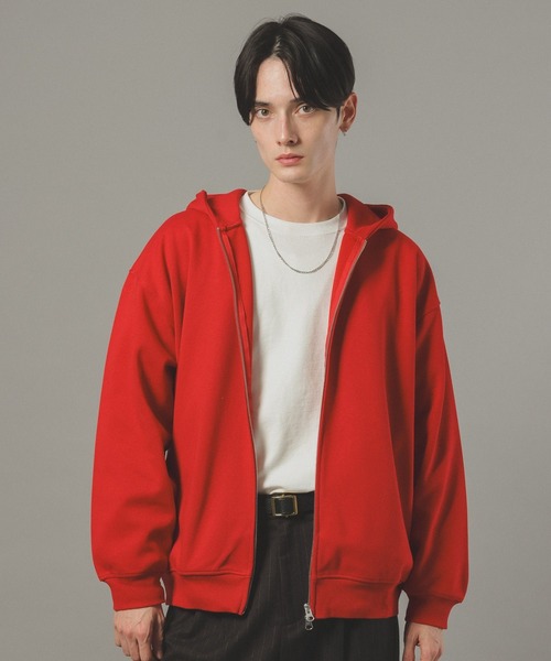 セール】ボンディングジップパーカー【セットアップ対応】（パーカー